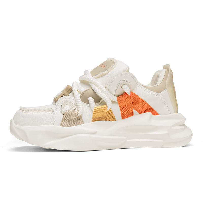'Reckoning Resonance' X9X Sneakers in Beige