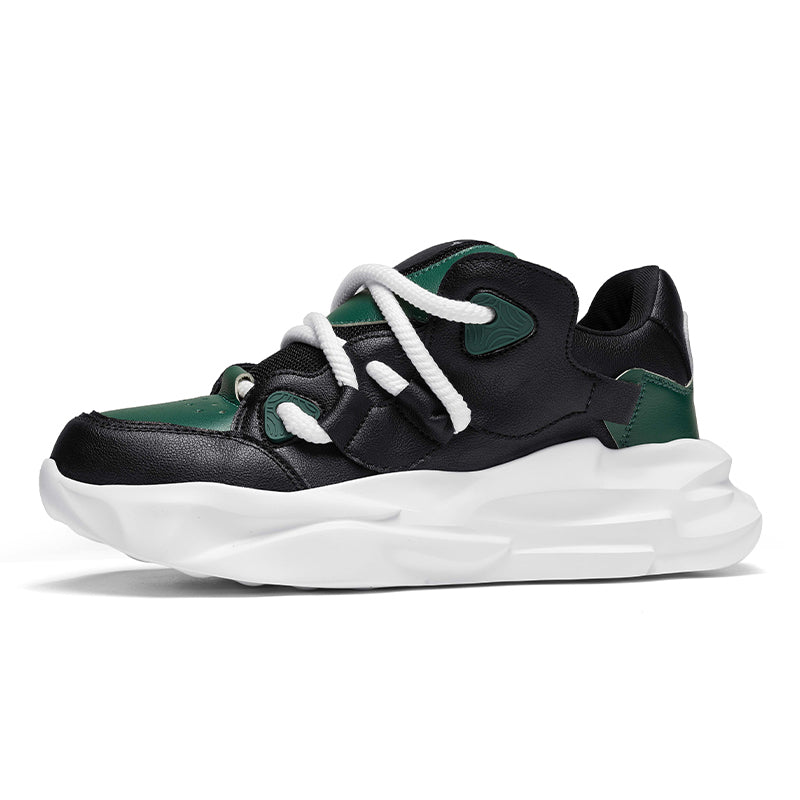 'Apocalypse Ascend' X9X Sneakers in Green/Black/White