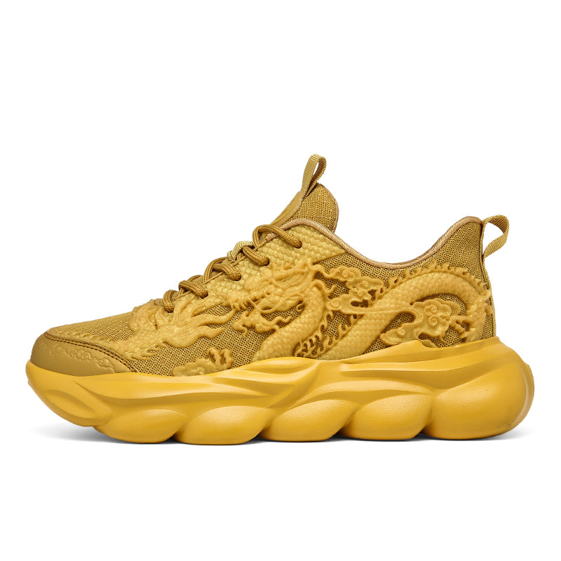 ‘Dragon Leap’ X9X Sneakers in Goldenrod Yellow