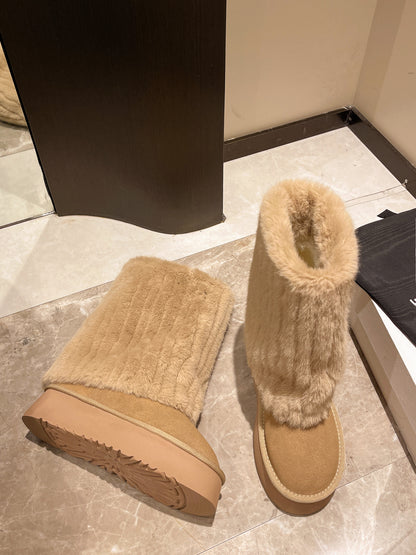 Demeter Plush High-Rise Boots