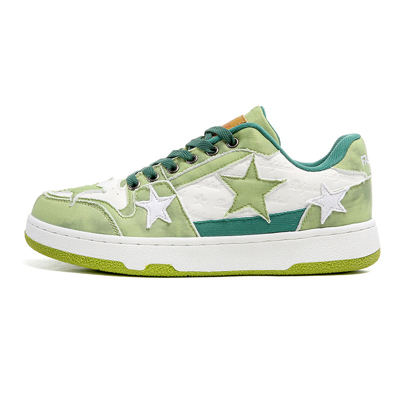 ‘Surge Spark’ X9X Sneakers in Green/White