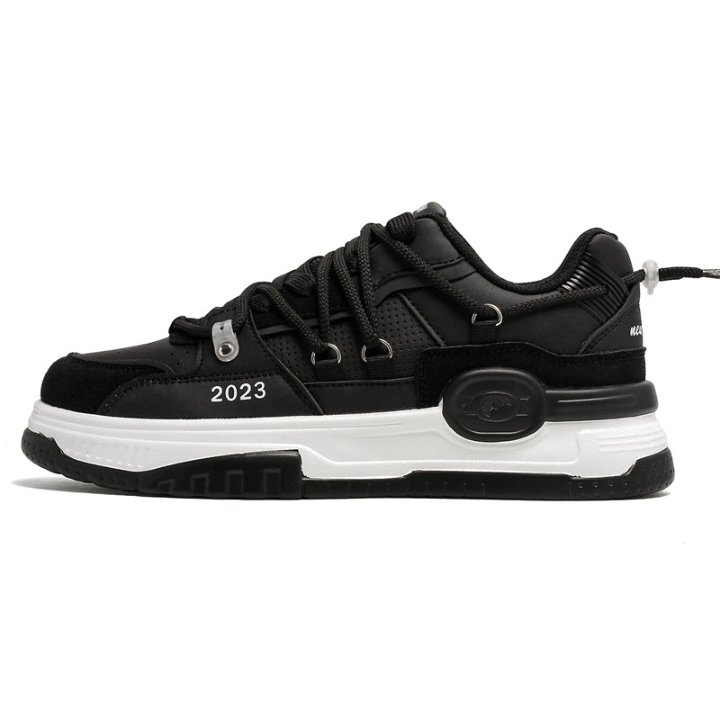 'Radiant Rush' X9X Sneakers in Carbon Black/White