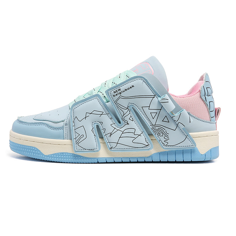 LIYAH Chunky Sneakers in Blue