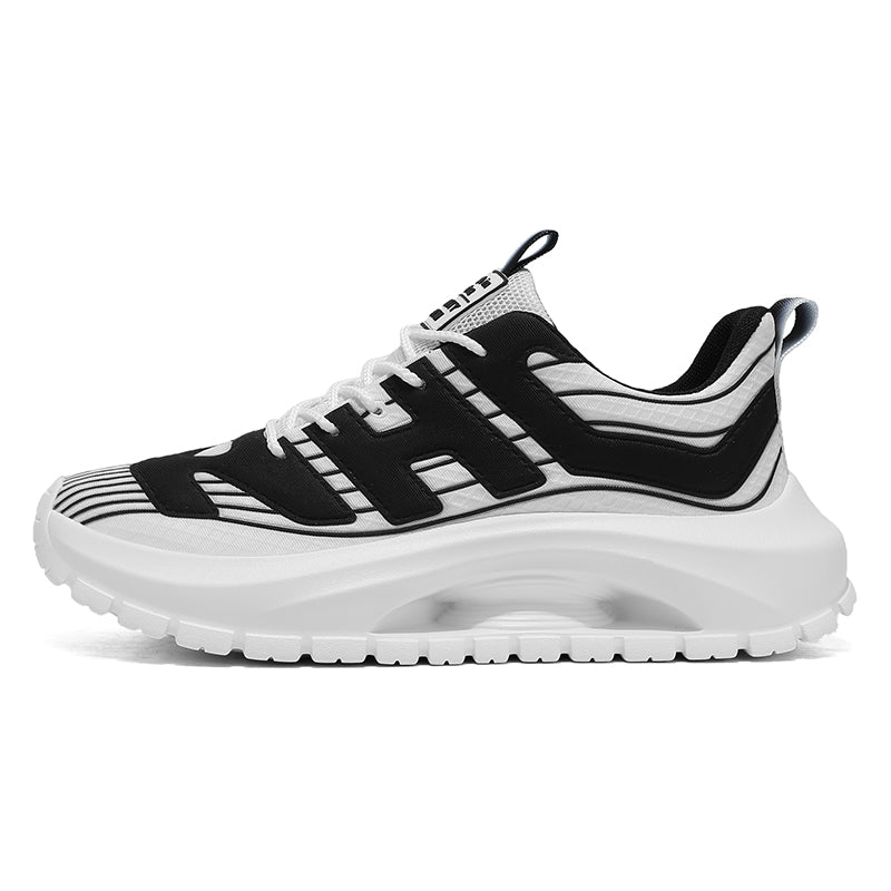 ‘Stratos Edge’ X9X Sneakers in Ghost White/Black
