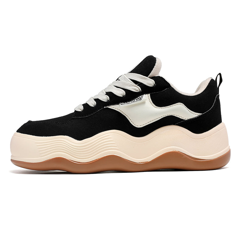 'Aurora Thrust' X9X Sneakers in Black/Tan/Beige