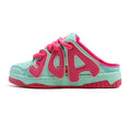 DEZARAL Chunky Sneakers in Blue/Pink