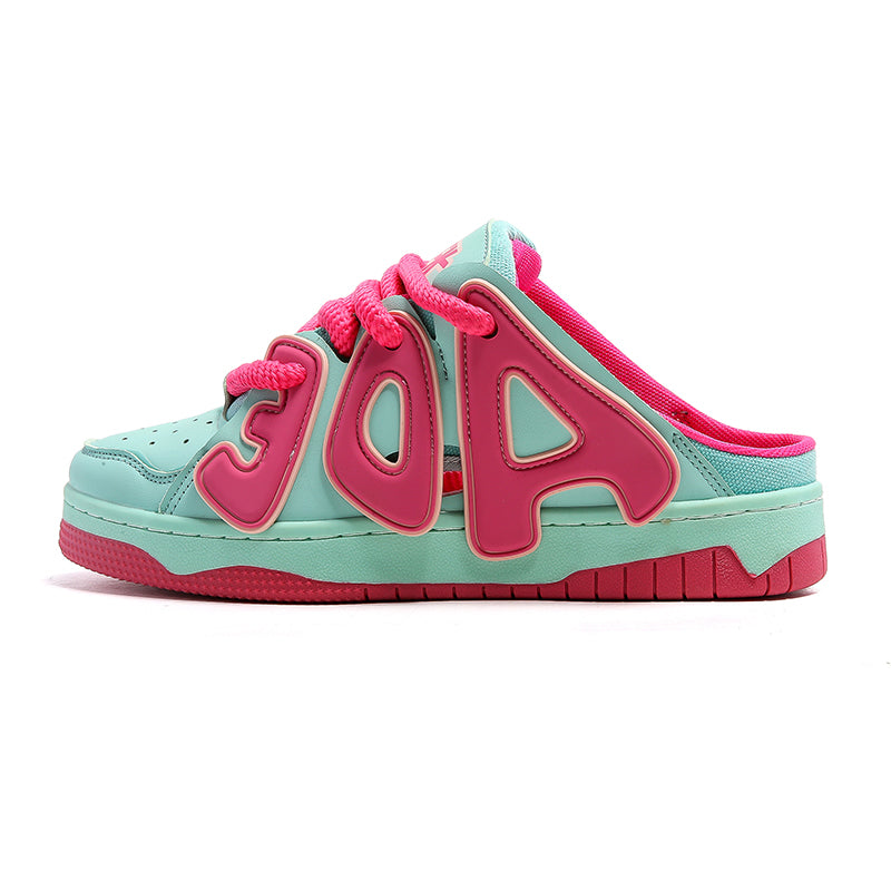 DEZARAL Chunky Sneakers in Blue/Pink