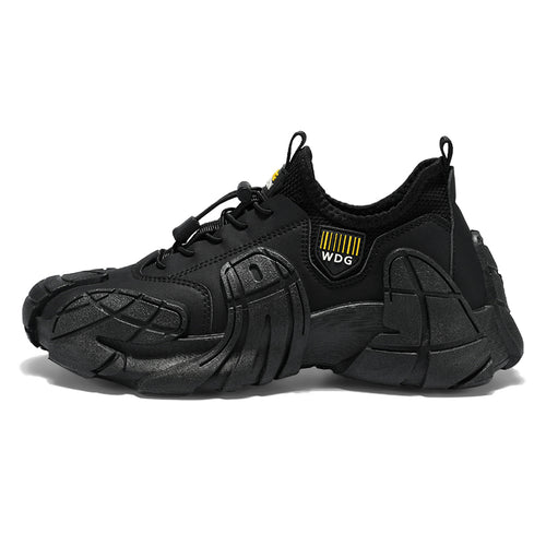 'Cosmo Veil' X9X Sneakers in Obsidian Black