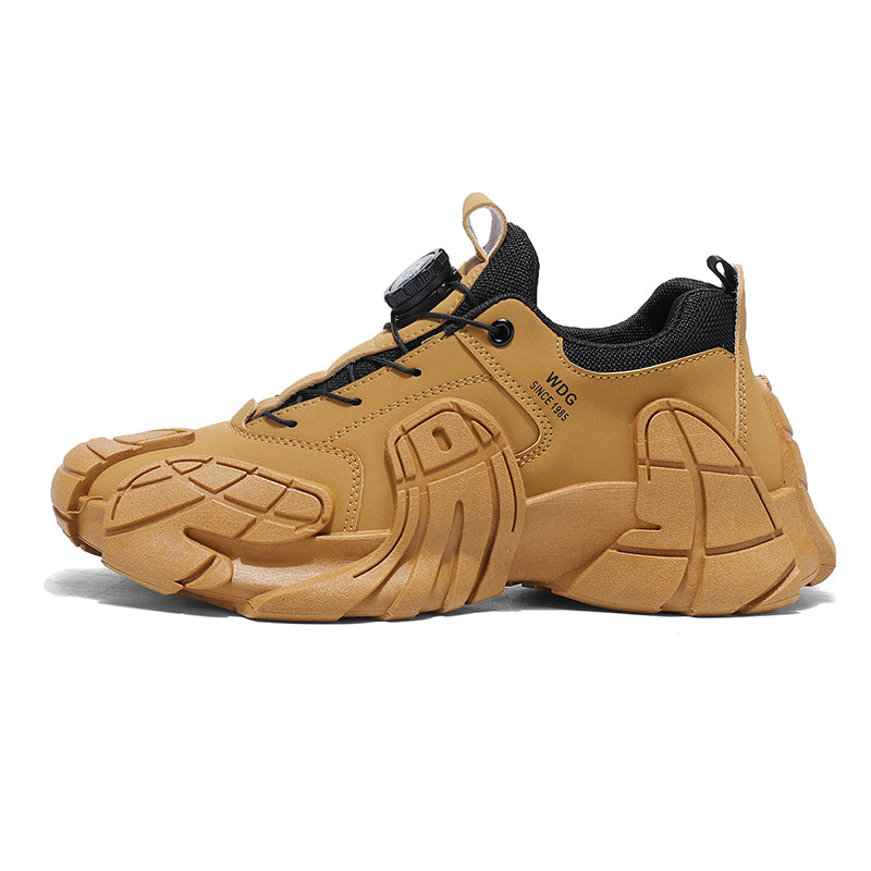 'Void Synapse' X9X Sneakers in Desert Tan/Black