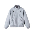 MLB Z706 Puffer Jacket in Heather Gray