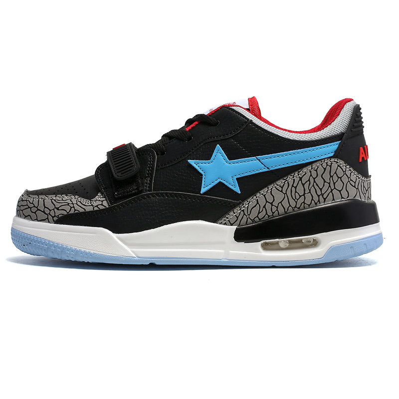 ‘Stride Strong’ X9X Sneakers in Black/Blue