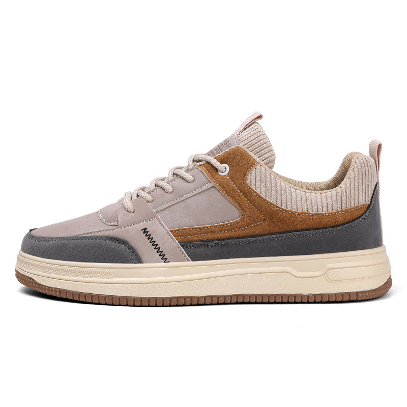 'Stellar Stride' X9X Sneakers in Brown/Gray/Beige
