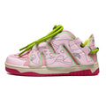 SHAYLYN Chunky Sneakers in Pink/Green