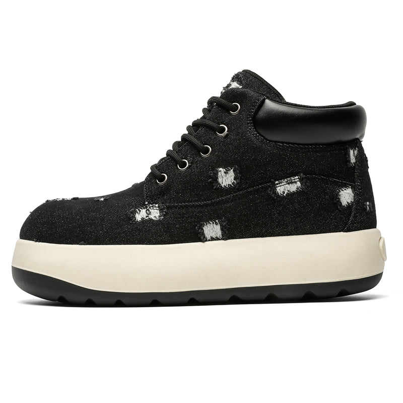'Nebula Edge' X9X Moon Boots in Cosmic Black