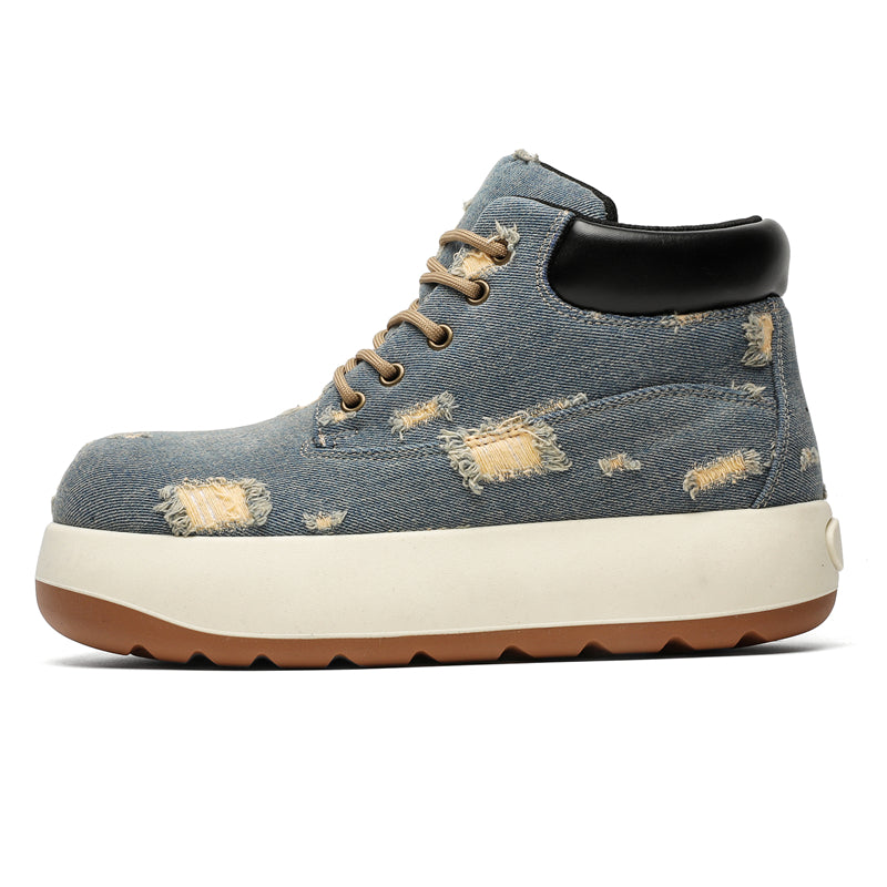 'Nebula Edge' X9X Moon Boots in Celestial Blue