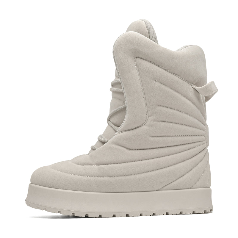 ‘Galactic Verge’ X9X Moon Boots in Sand Beige