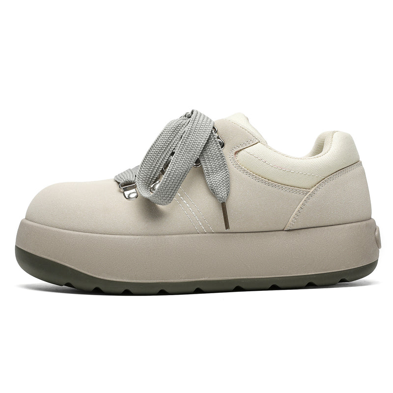 'Starlit Stompers' X9X Moon Boots in Cream Beige
