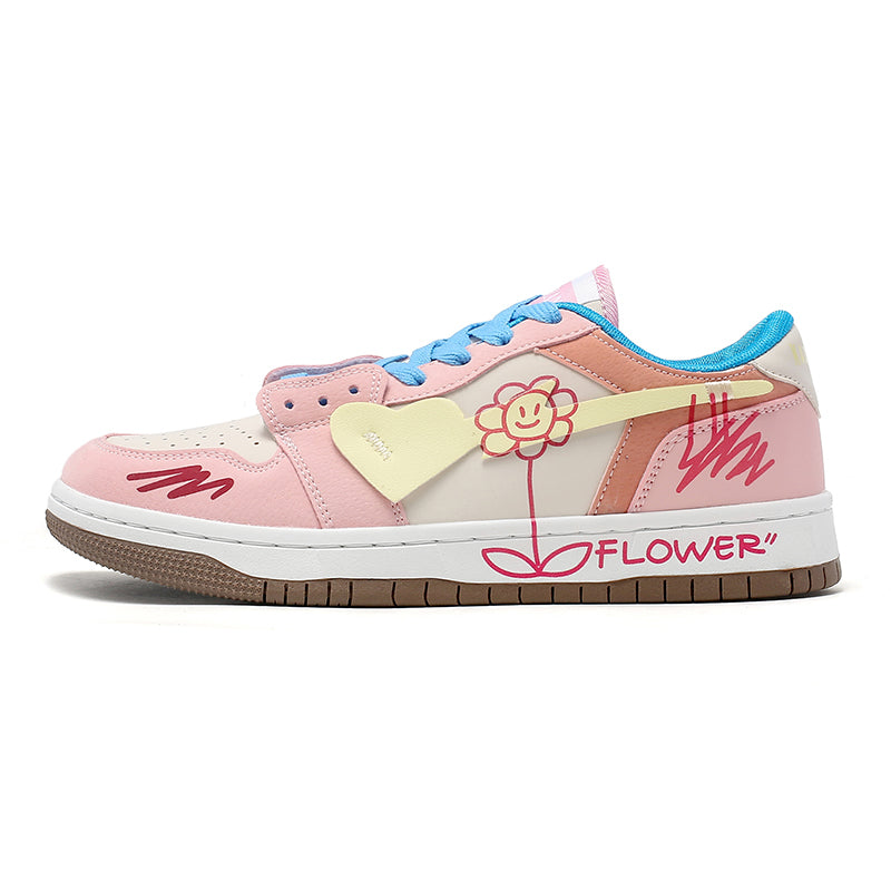 ‘Dynamo Dash’ X9X Sneakers in Pink/White