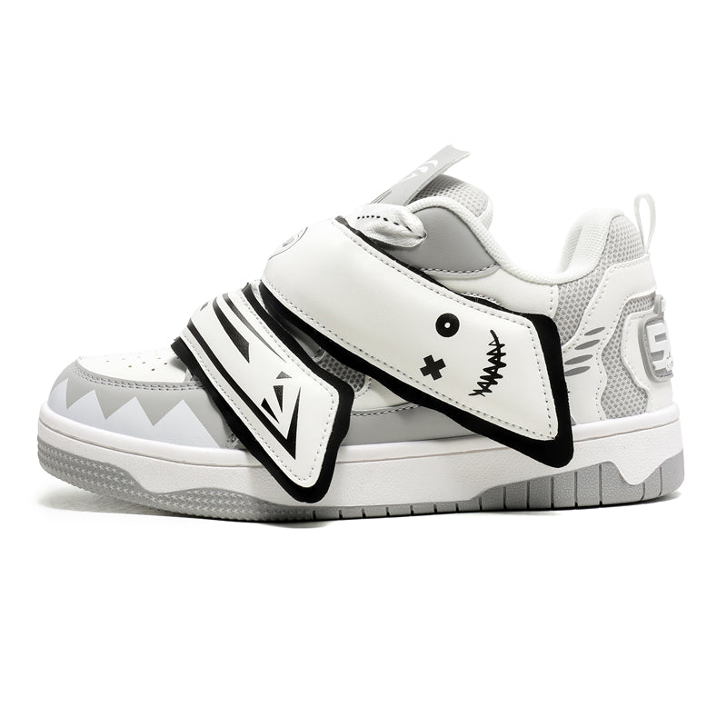 'Thunder Thrive' X9X Sneakers in Gray/White