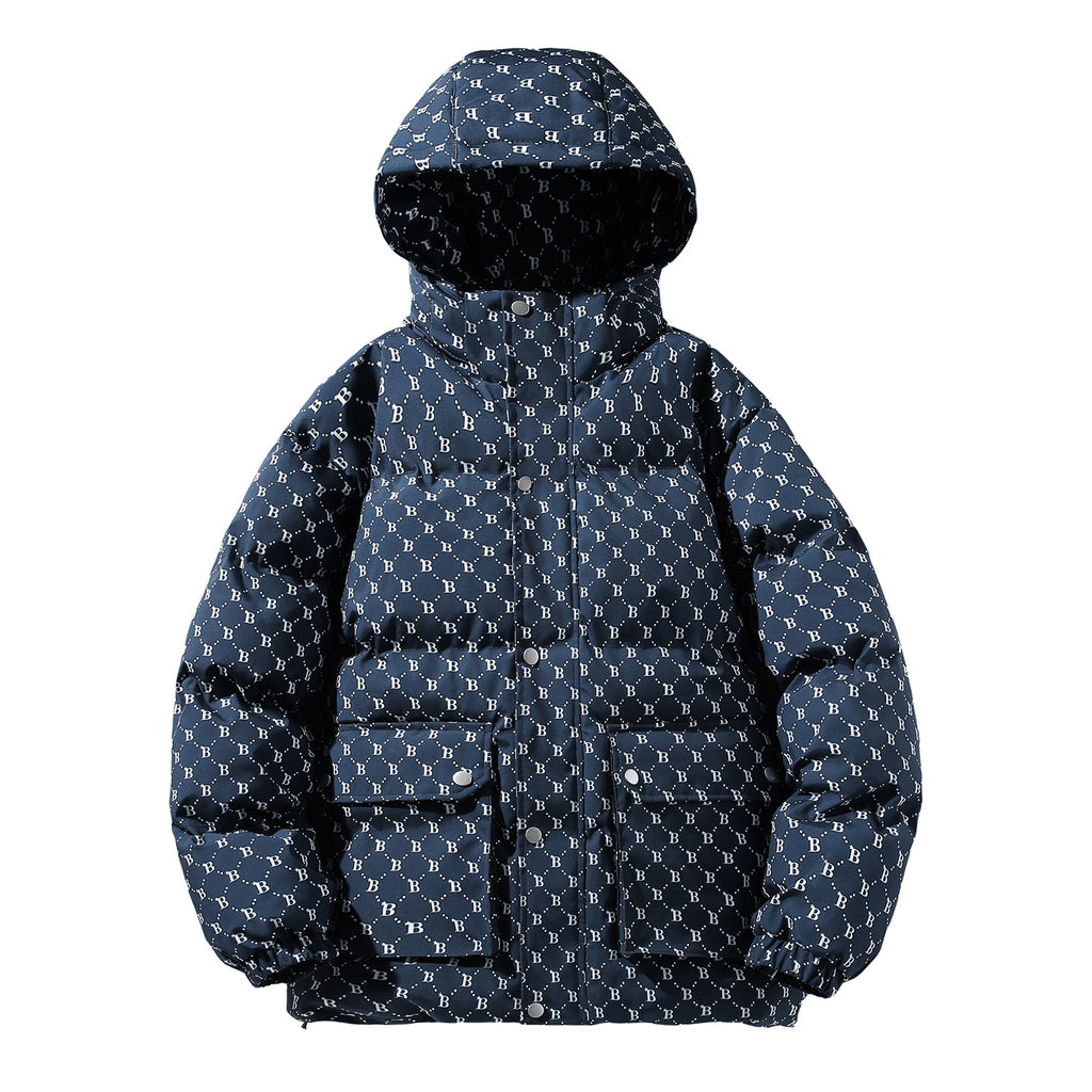 MLB LX05 Monogram Down Jacket - Imperial Navy in Imperial Navy - Monogram