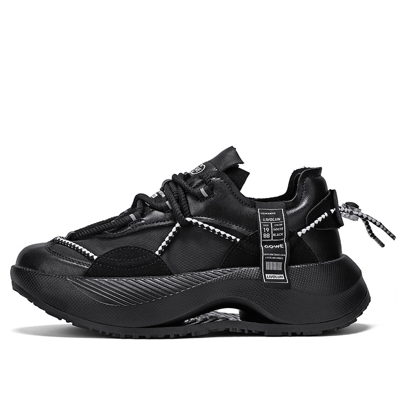 'Lunar Pulse' X9X Sneakers in Carbon Black