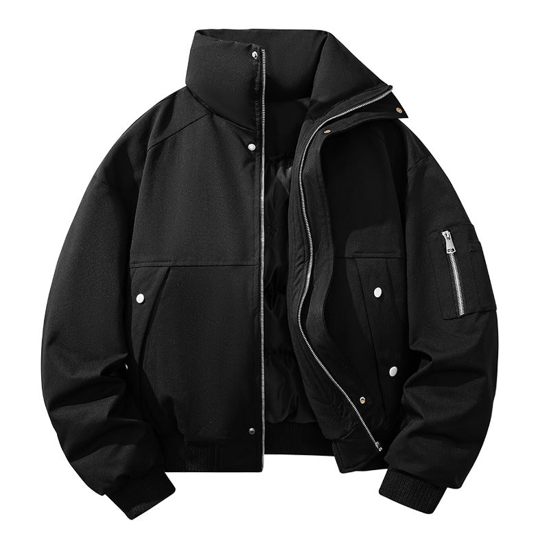 MLB Z709 Puffer Jacket in Onyx Black