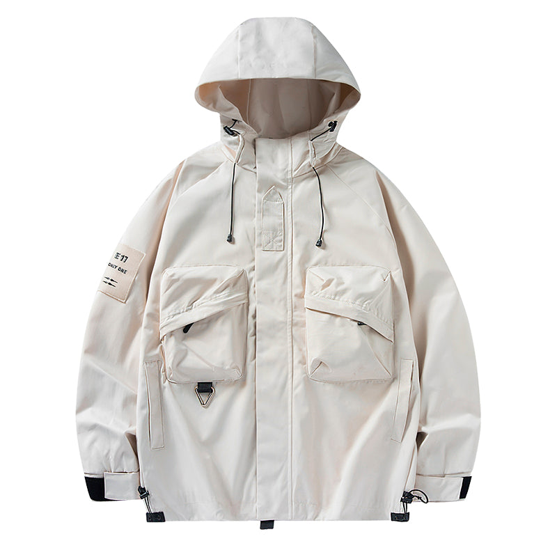 MLB 2353 Outdoor Jacket in Off White