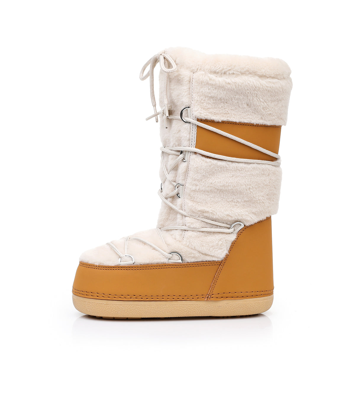 Freya Nordic Winter Boots in Amber Beige