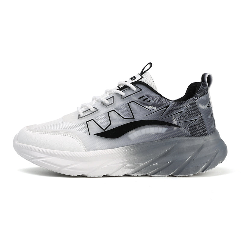 'Zephyr Dash' X9X Sneakers in White/Gray