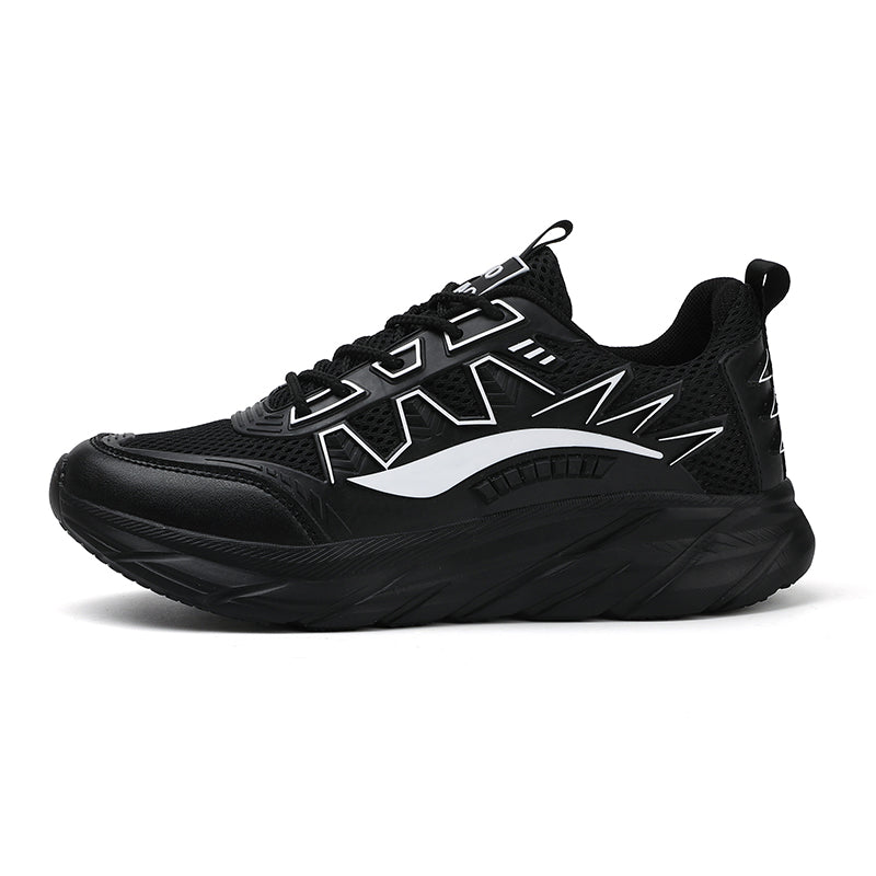 'Vertex Vibe' X9X Sneakers in Carbon Black
