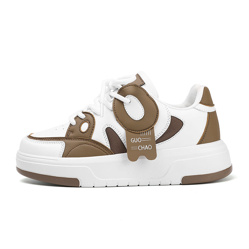 ‘Chrono Craze’ X9X Sneakers in White/Brown