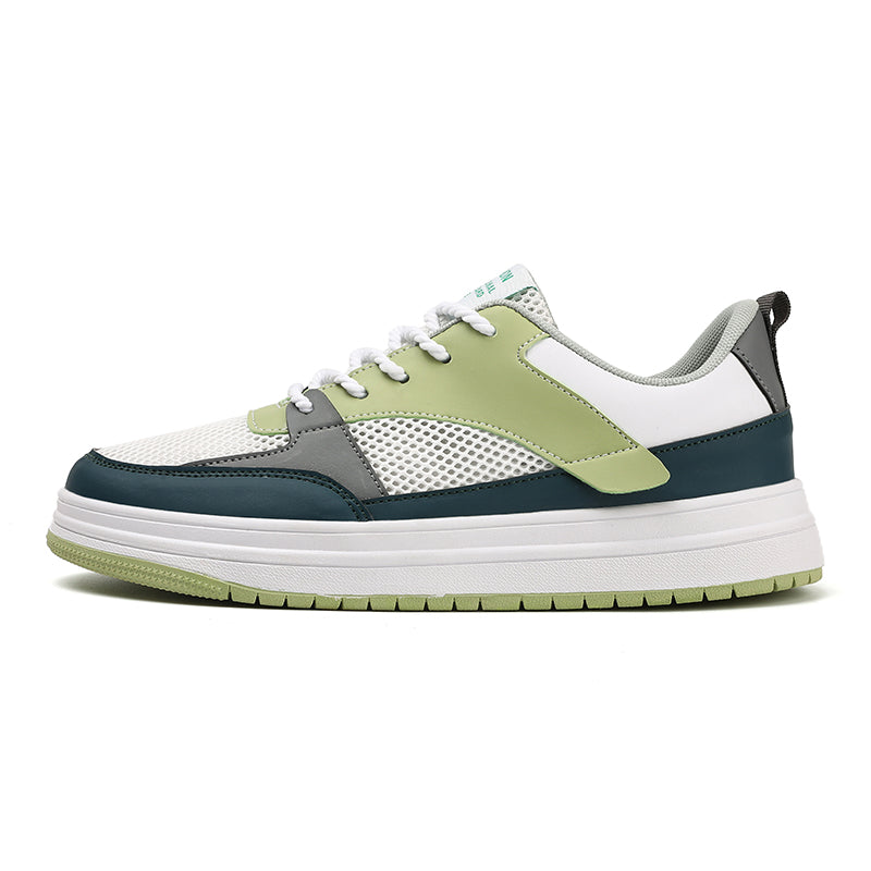 'Titan Tread' X9X Sneakers in Green/White/Dark Teal