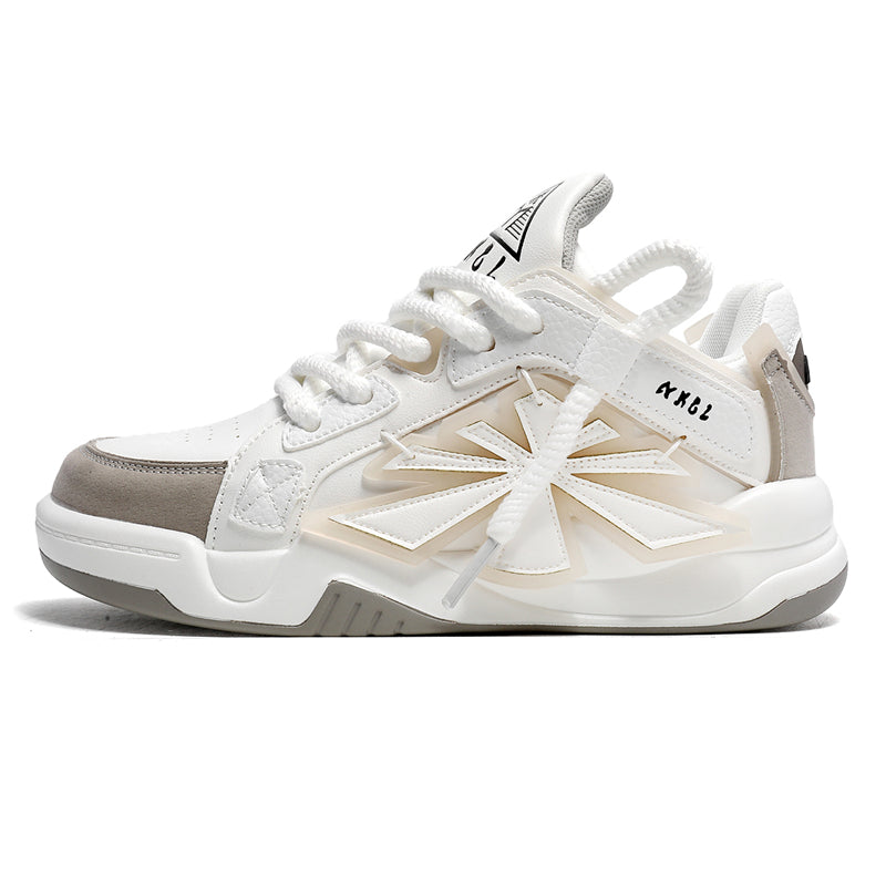 'Astral Mirage’ X9X Sneakers in White/Beige