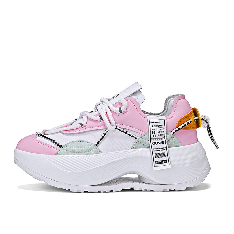 'Lunar Pulse' X9X Sneakers in Pink/White