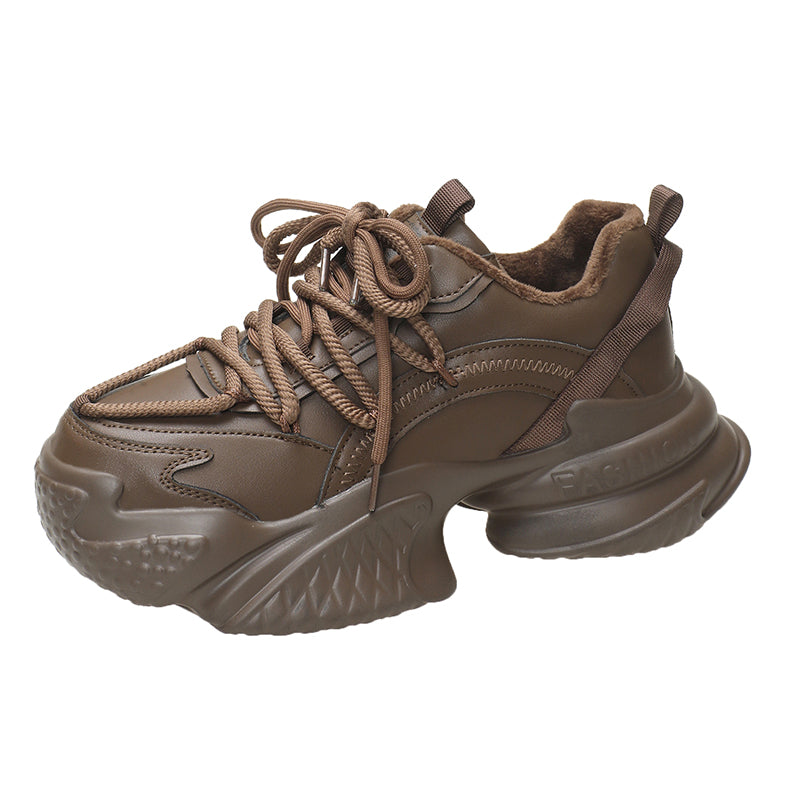 ‘Tiberius Flash’ X9X Sneakers in Brown