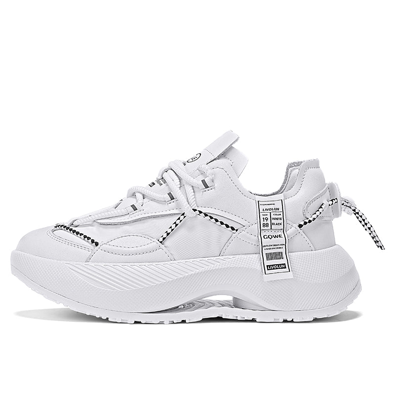 'Lunar Pulse' X9X Sneakers in Ghost White