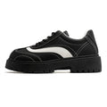 MLB LTHR-23 Statement Boots in Black/White