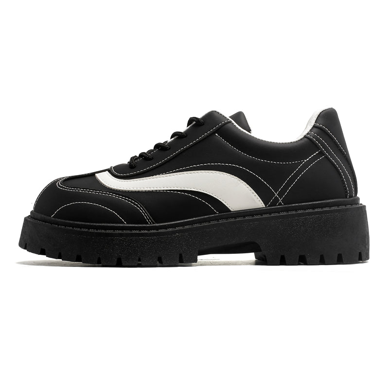 MLB LTHR-23 Statement Boots in Black/White