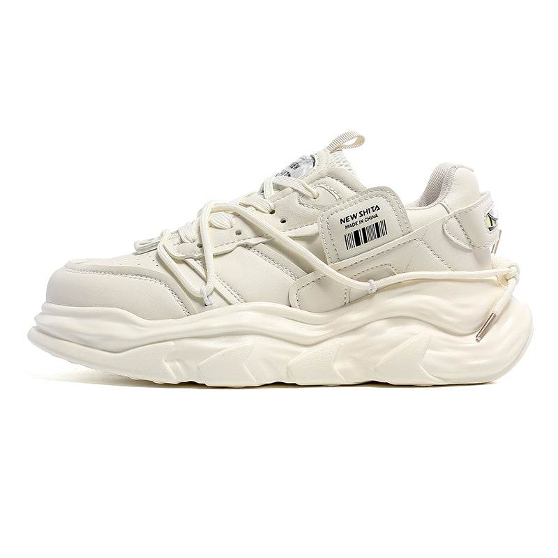 ELISH Chunky Sneakers in Beige