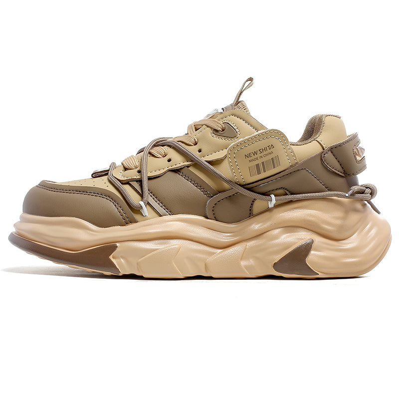 ELISH Chunky Sneakers in Brown