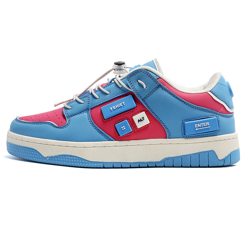 ILONA Chunky Sneakers in Blue/Pink/White
