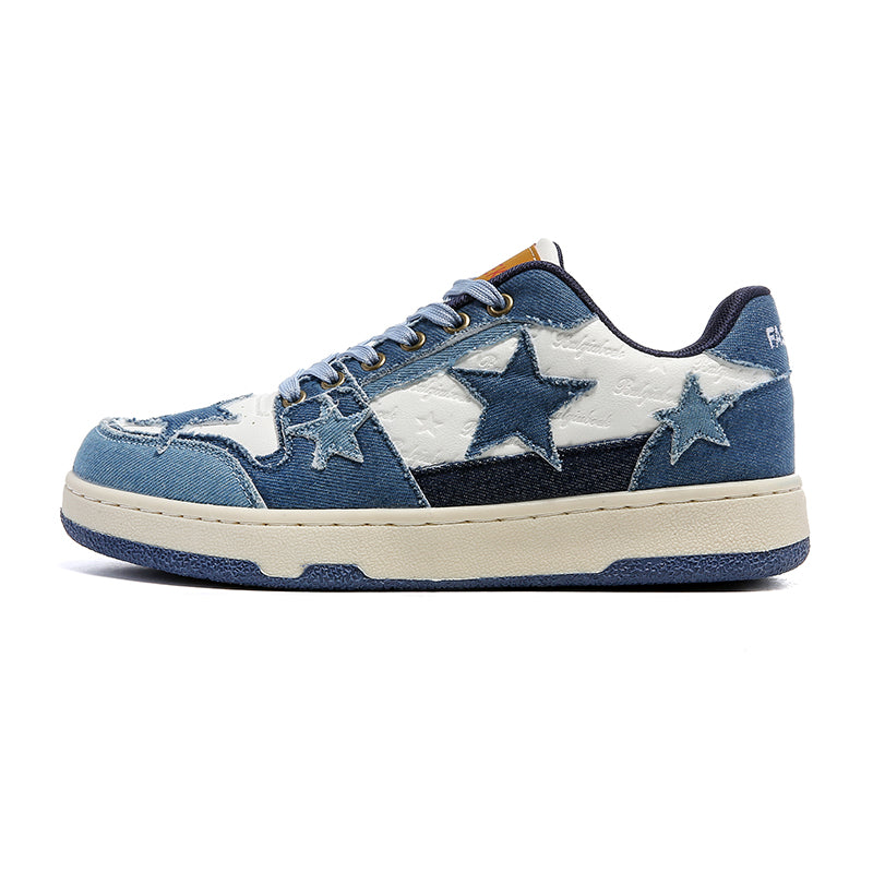 ‘Surge Spark’ X9X Sneakers in Denim Blue/White