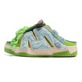 ZUVI Chunky Slides in Green