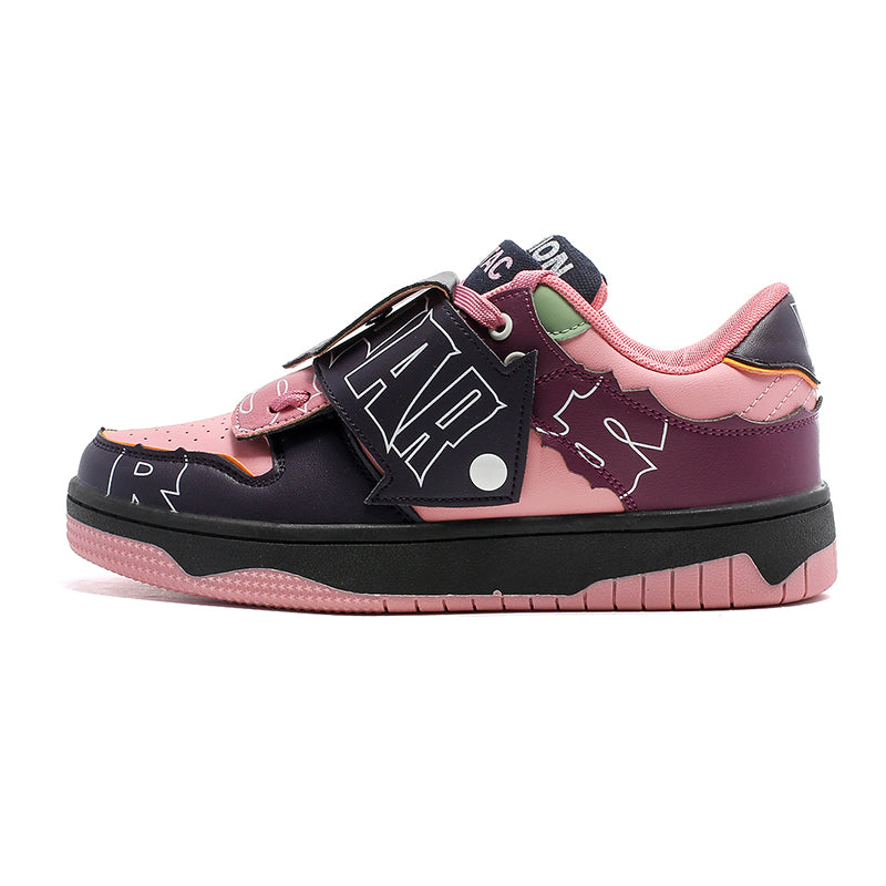 NOAH Chunky Sneakers in Black/Pink