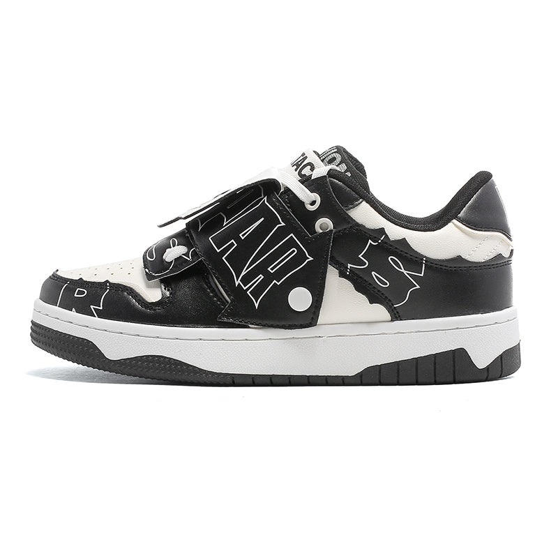 NOAH Chunky Sneakers in Black/White