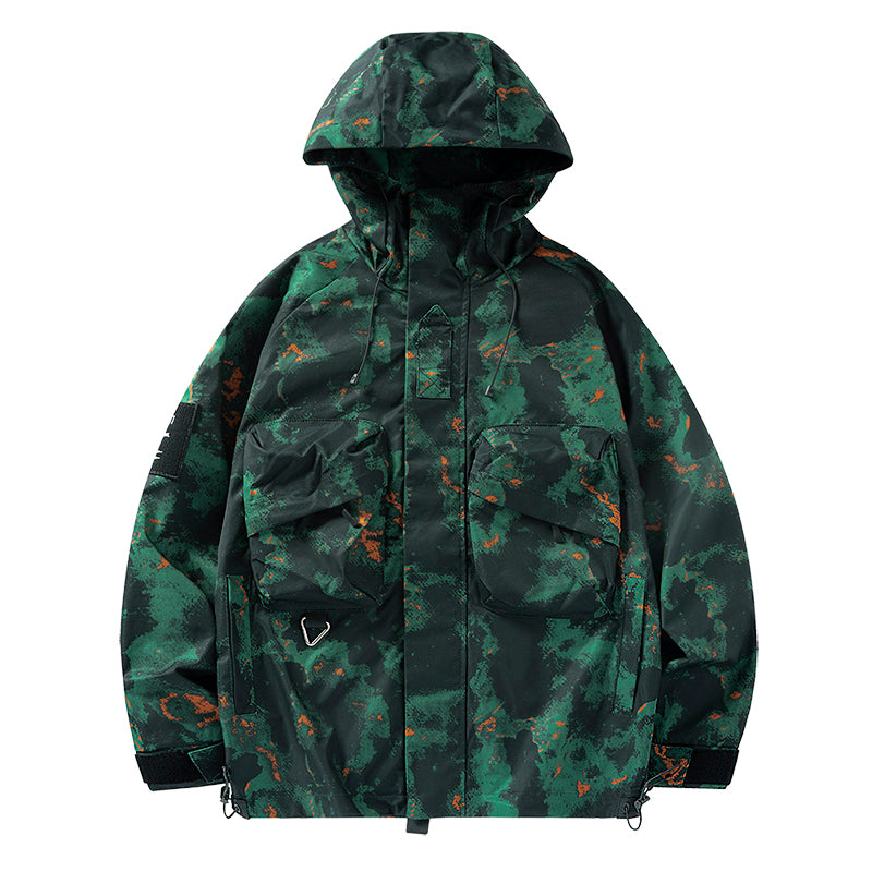MLB 2353 Outdoor Jacket in Camouflage Green