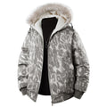 MLB Z701 Puffer Jacket in Gray Camo