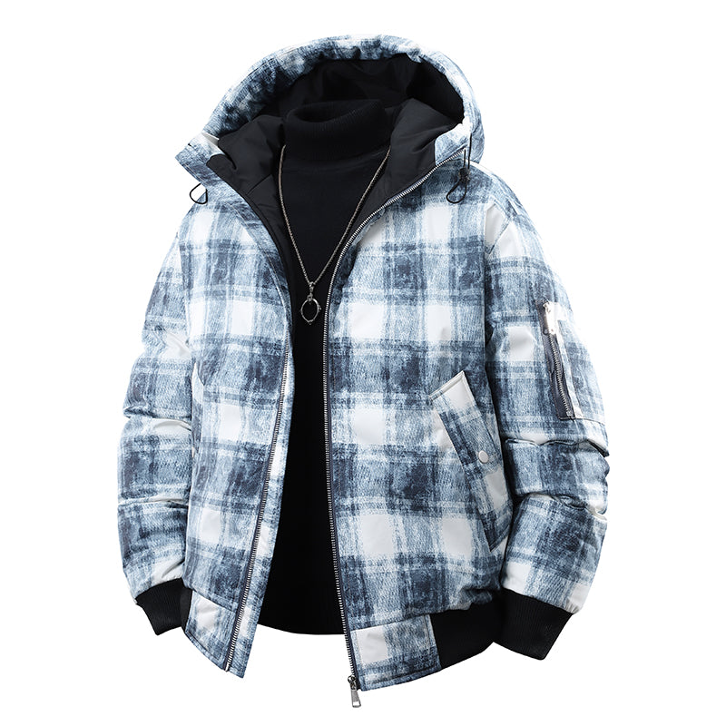 MLB Z702 Puffer Jacket in Iced Blue