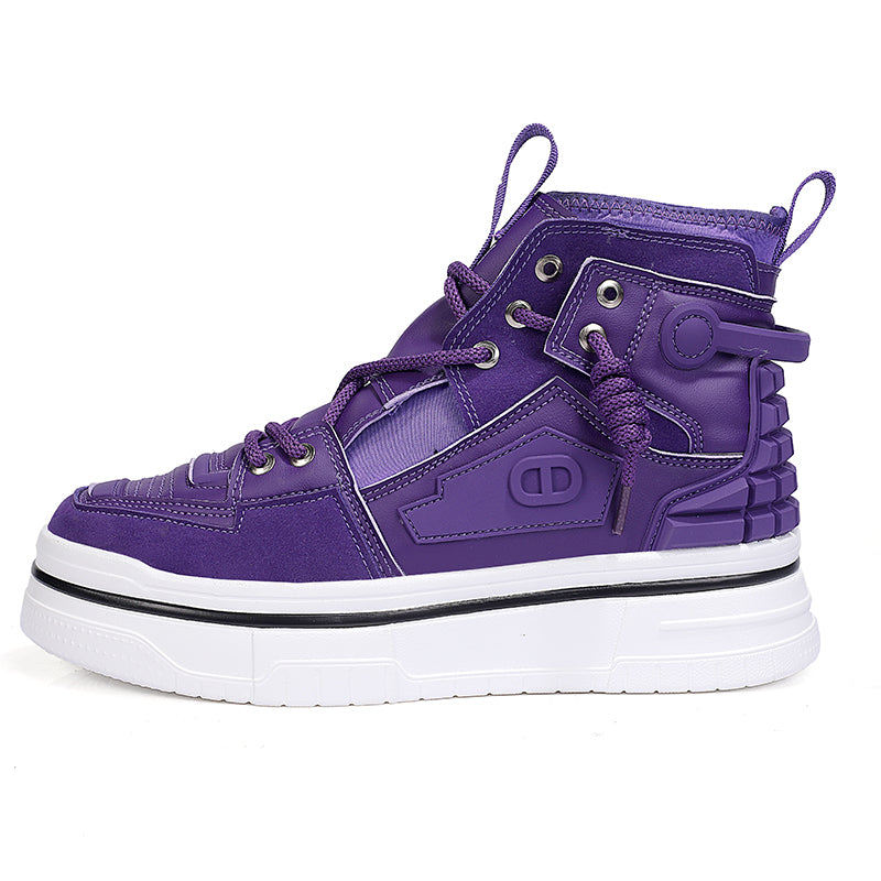 'Velocity Spark' X9X Sneakers in Purple/White
