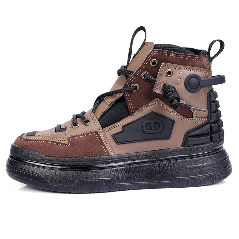 'Velocity Spark' X9X Sneakers in Black/Brown